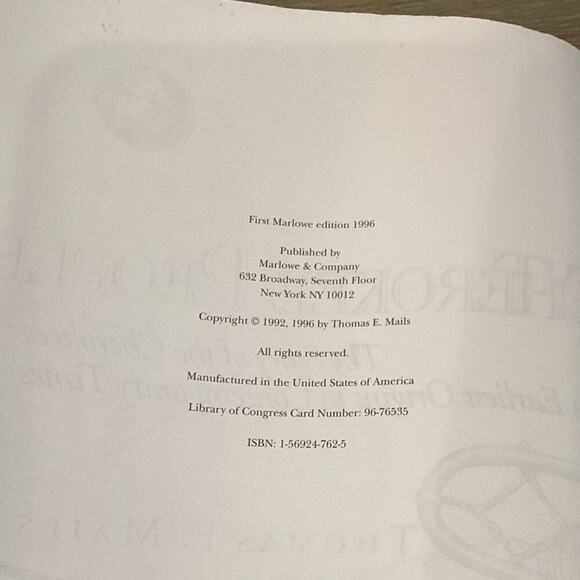 Cherokee People Cherokees Earliest Origins to Contemporary Times Thomas E. Mails - Picture 3 of 13